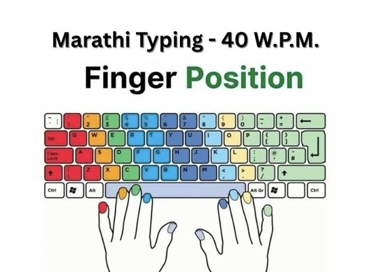 Certificate In Computer Based Marathi Typing - 40 W.P.M.